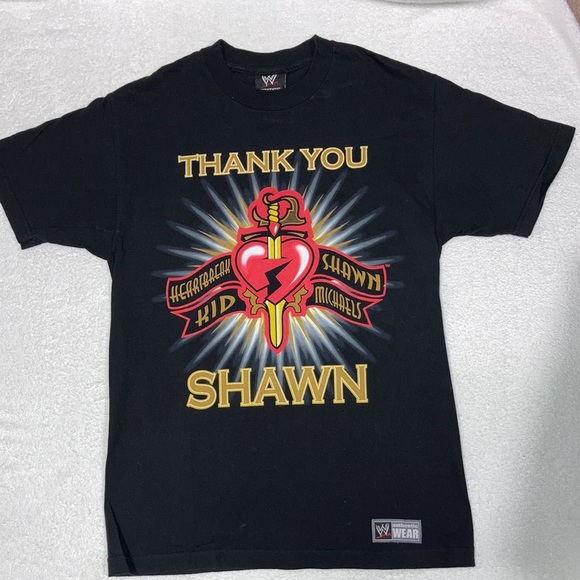 Rare Shawn Michaels WWE Authentic Wear Thank You Shawn Farewell Shirt me… - Picture 1 of 10